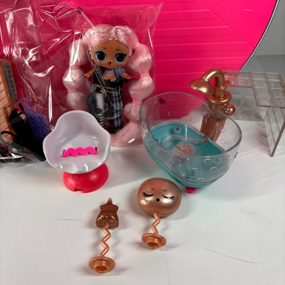 LOL Surprise Hair Beauty Salon Doll & Playset Accessories Bundle Lot Carry Case - Picture 10 of 12